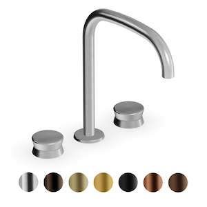 3 Tap Hole Basin Mixers: SABLIER 3TH EXTENDED HEIGHT DECK MOUNTED BASIN MIXER