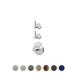 Tapware Mixers: ISY22 THERMOSTATIC MIXER 2 STOP VALVES