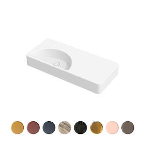 LUNARIS 101 WALL/VESSEL BASIN 1010X450X140MM NTH NOF