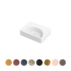 Basins: LUNARIS 61 WALL/VESSEL BASIN 610X450X140MM NTH NOF