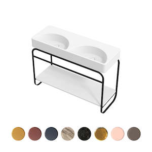 LUNARIS 121 BASIN STAND CERAMIC SHELF 1200X450X750MM