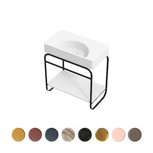 LUNARIS 81 BASIN STAND CERAMIC SHELF 800X450X750MM