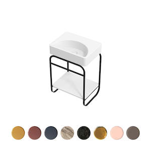 LUNARIS 61 BASIN STAND CERAMIC SHELF 600X450X750MM