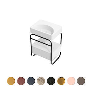 LUNARIS 61 BASIN STAND 1 DRAWER 600X450X750MM