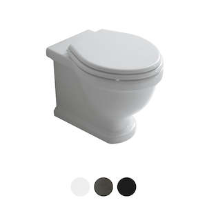 ETHOS BTW TOILET PAN GLOSS WHITE