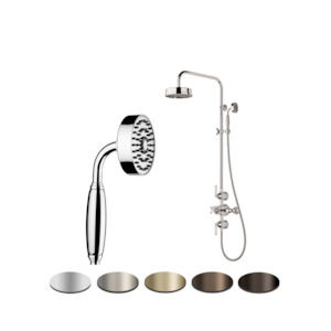 Showers: STYLE MODERNE 2 X STOP THERMOSTATIC COLUMN SHOWER