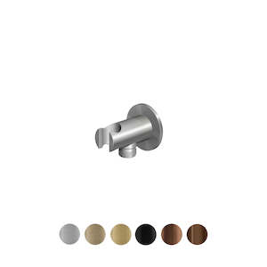 Showers: HELM WALL MOUNTED SHOWER SUPPORT & HOSE CONNECTION