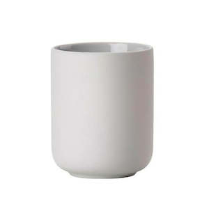 Accessories: UME TOOTHBRUSH MUG SOFT GREY