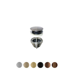 ZUCCHETTI HELM STAINLESS STEEL POP UP WASTE