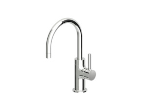PAN GOOSENECK BASIN MIXER SWIVEL SPOUT