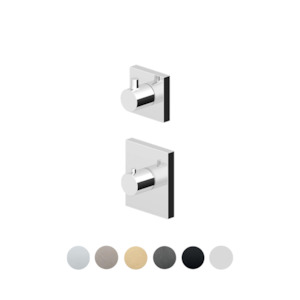 Pan: PAN THERMOSTATIC SHOWER MIXER WITH 1 STOP VALVE