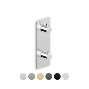 PAN THERMOSTATIC SHOWER MIXER WITH 1 STOP VALVE