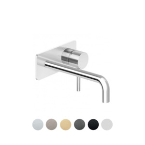 Pan: PAN WALL MOUNTED BASIN MIXER W/ PLATE 230MM