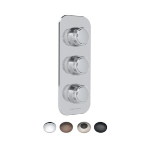 Samuel Heath: ONE HUNDRED THERMOSTATIC SHOWER MIXER 2 OUTLET HANDLE