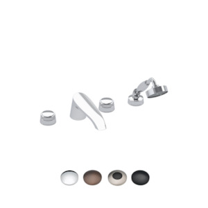 Samuel Heath: ONE HUNDRED 4TH BATH MIXER WITH HAND SHOWER