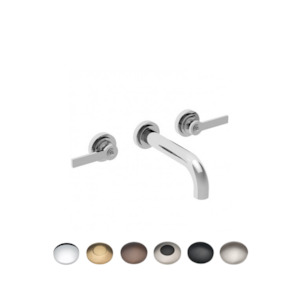 LANDMARK PURE 3TH WALL BASIN MIXER 180MM LEVER HANDLE