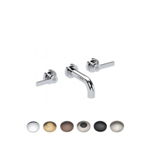 LANDMARK PURE 3TH WALL BASIN MIXER 140MM LEVER HANDLE