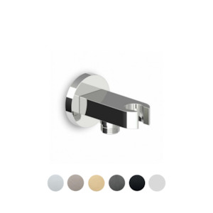 ZUCCHETTI WALL ELBOW ROUND W/BRACKET