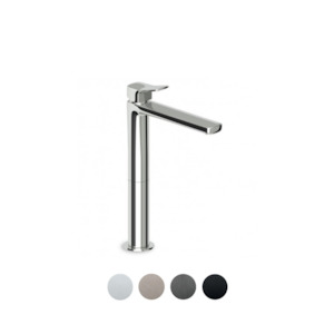 BRIM EXTENDED HEIGHT BASIN MIXER CHROME