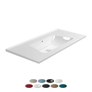 Loom: BLOOM WALL BASIN 1070X515X175MM NTH