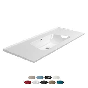 Loom: BLOOM WALL BASIN 1220X515X175MM NTH