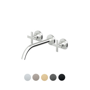 GILL 3TH WALL MOUNTED BASIN MIXER 225MM