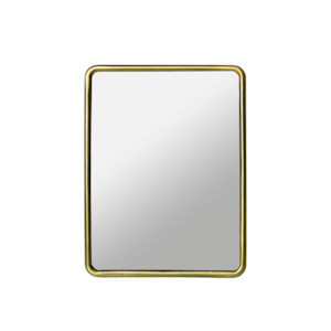 Maytime: WILSON MIRROR METAL/GLASS 160X207MM ANTIQUE BRASS
