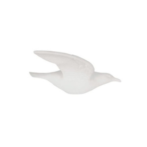 FLYING BIRD SINGLE SET OF 3 FINE BONE CHINA 145X65MM WHITE