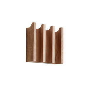 Kristina Dam: KD COLUMN COAT RACK 210X55X180MM SOLID OAK OILED