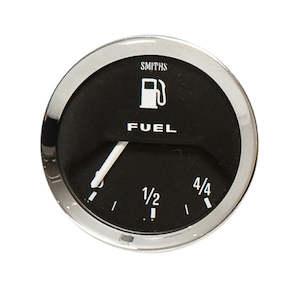 Smiths Classic: Electrical Fuel Level gauge 0-4/4 Black Chrome [SMITHS CLASSIC] [BF2242-00C]