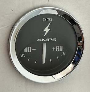 Ammeter Gauge Black Chrome  [SMITHS CLASSIC] [AM1640-03C]