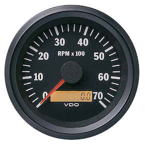 Vdo Cockpit Vision: Tachourmeter 7000R 85M 24V 2C  [VDO COCKPIT VISION] [333015035]