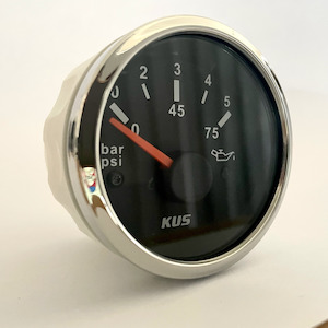 Oil Pressure Gauge 5bar Black  [KUS KK AUTOMOTIVE] [KPPR-BS-0-5]