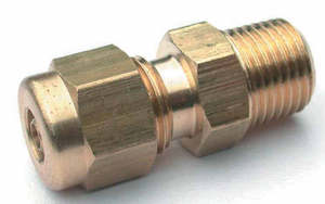 Oil-Line Adaptor 3/6" OD 1/8"NPT Male [ROBINSON(RI)] [68F]