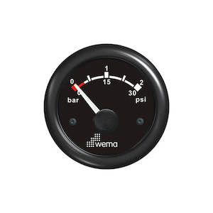 Wema: Turbo Boost Gauge 0-2bar 52mm [WEMA] [IPPR-BB-0-2]
