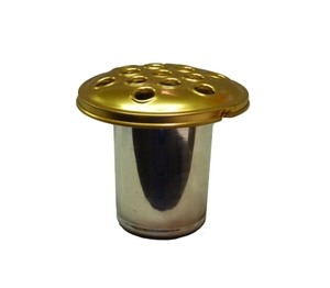 Gold Steel Flower Holder