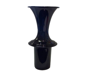 Black Trumpet Flower Holder