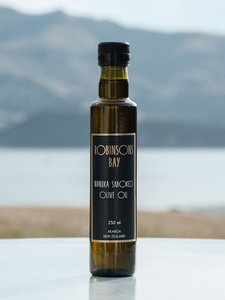 Products: Manuka Smoked Olive Oil - Robinsons Bay Olives