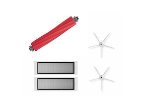 Accessories For Robot Vacuums: Roborock S7 Accessories Kit (White) – Main Brush, Filters, Side Brush