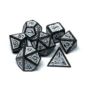 Metal Dice: Metal DnD Dice Set - Bard