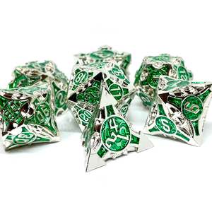 Metal Dice: Metal DnD Dice Set - Ranger