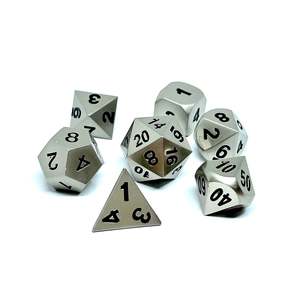 Metal Dice: Metal DnD Dice Set - Immovable Rod