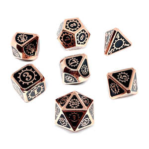 Metal DnD Dice Set - Death Knight