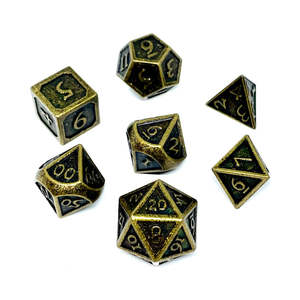 Metal DnD Dice Set - Cadaver Collector