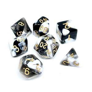 DnD Dice Set - Black Pudding