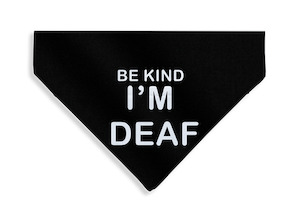 Be Kind - I'm Deaf Bandana - From Rocco & Co