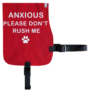 Products: Anxious Don't Rush Dog Cotton Vest - From Rocco & Co
