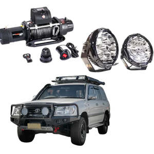 Rockarmor GT Hoop Steel Bullbar Combo - Landcruiser 100 Series 98-07