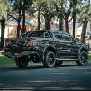 Rear Step: Rockarmor Elite Steel Rear Step / Tow Bar To Suit Mitsubishi Triton Mq 2015 - 2018