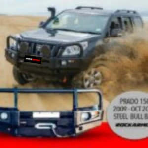Rockarmor Premium Bullbar Frontal Combo To Suit Toyota Prado 150 2010-2013  (Bumper Cut)